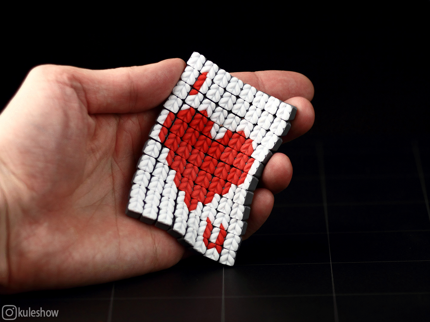 Knitted Flexible Fabric Card 8x11 – Thẻ vải đan linh hoạt 8x11 - Image 1