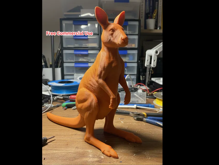 Tượng Kangaroo Bán Hiện Thực - Image 1