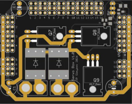 Hộp nguồn (Power box) cho máy bay RC cỡ lớn - Image 1