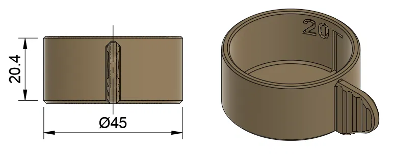 Cốc đong đa năng 10/20ml (all in one measuring cup) - Image 1