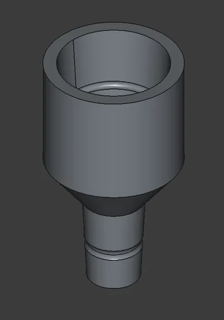 Adapter vòi bếp sang ống silicon (Parametric) - Image 1
