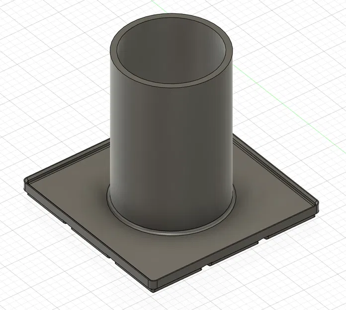 Gridfinity 3x3 Ø72mm: Giá đỡ băng keo kèm insert glue stick - Image 4