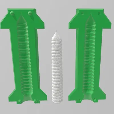 Khuôn nến taper để đổ nến | Taper Candle Molds (Stabkerzenform)