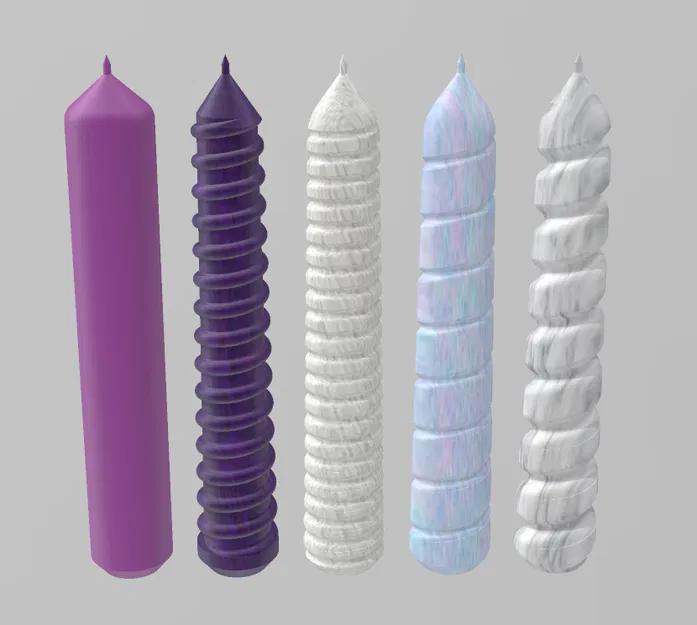 Khuôn nến taper để đổ nến | Taper Candle Molds (Stabkerzenform) - Image 2