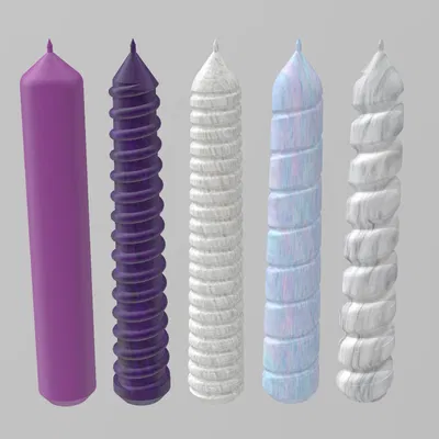 Khuôn nến taper để đổ nến | Taper Candle Molds (Stabkerzenform)