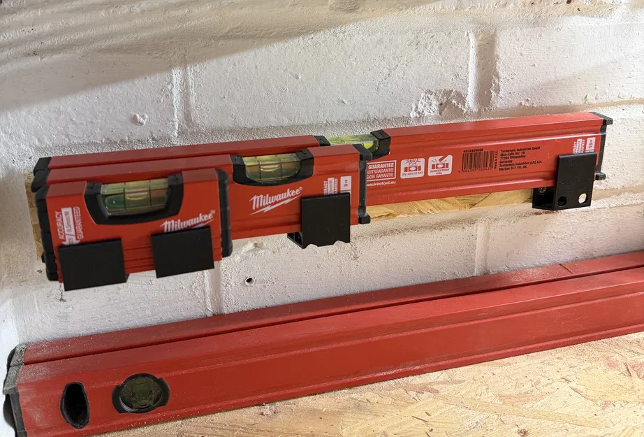 Ngàm treo tường cho thước thủy (Spirit Level Wall Mounts) - Image 2