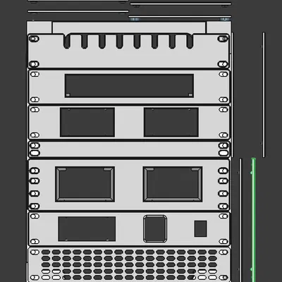Rack 10 inch có tấm hông & tấm trên – Thiết kế Remastered