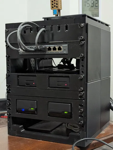 Rack 10 inch có tấm hông & tấm trên – Thiết kế Remastered - Image 4