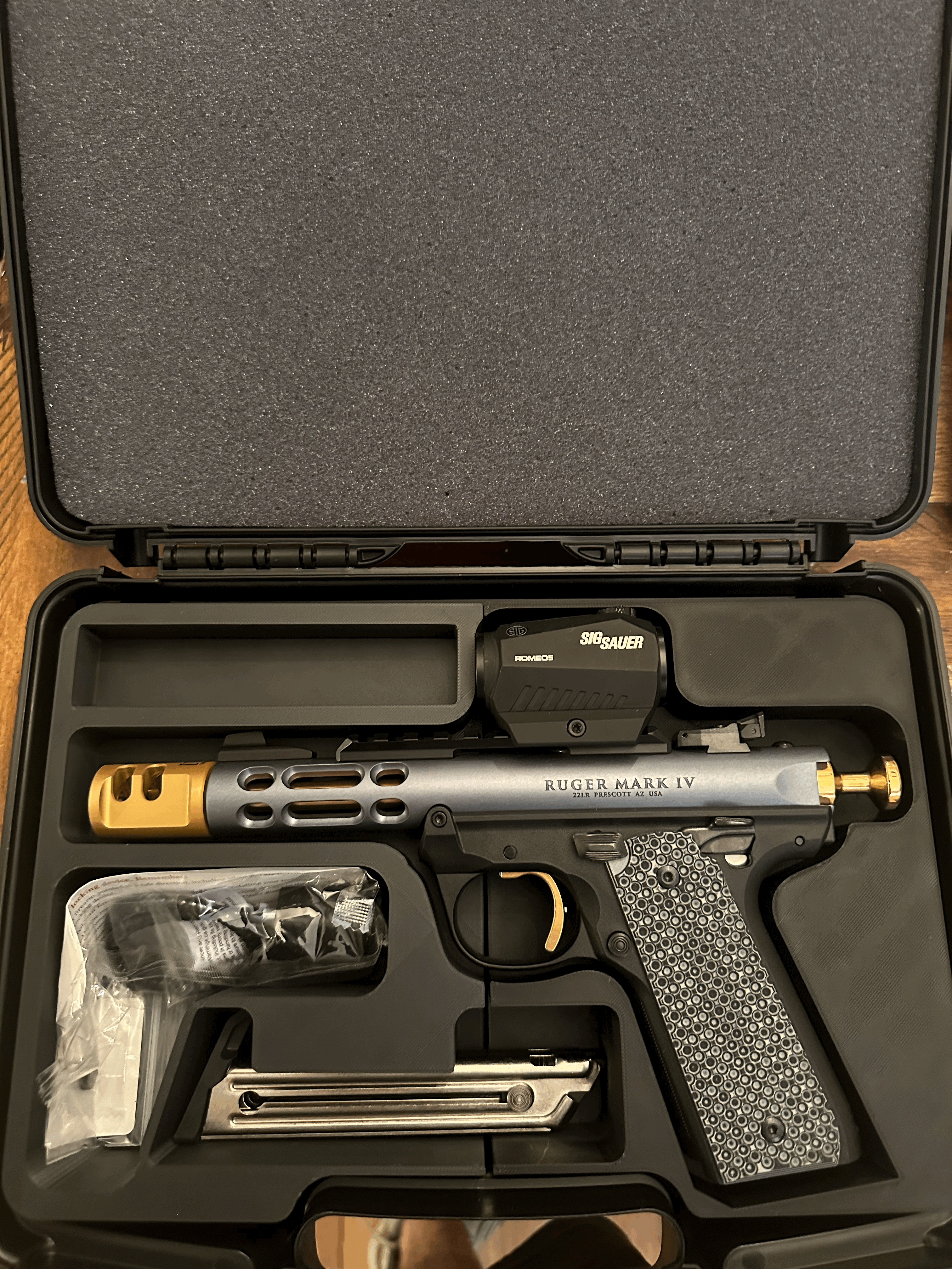 Insert hộp cứng Ruger MK IV (Ruger MK IV Case insert) - Image 1