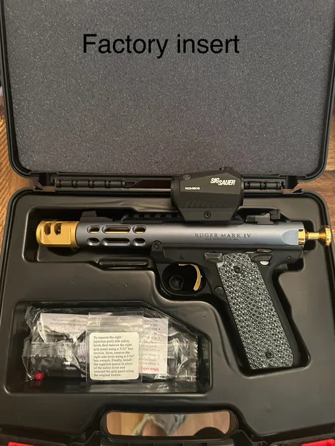 Insert hộp cứng Ruger MK IV (Ruger MK IV Case insert) - Image 2