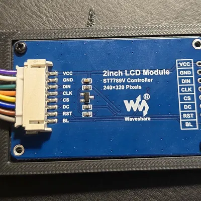 Tấm mặt trước màn hình SH7789 320x240 (dùng để tích hợp vào dự án)