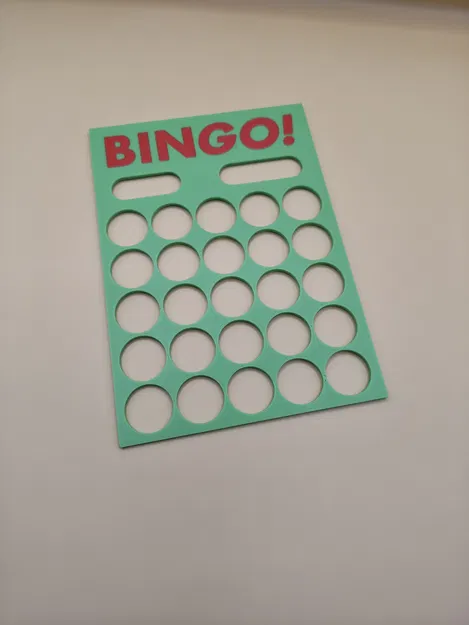 Schablone BINGO A6 cho vé online – lưới 5×5 có ô số - Image 1