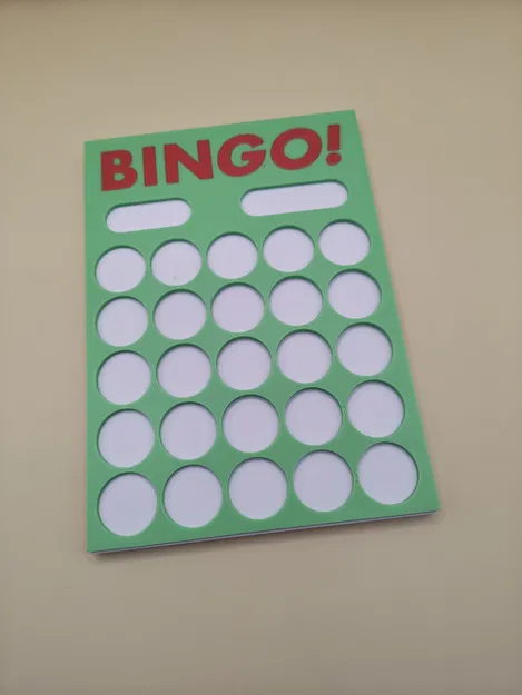 Schablone BINGO A6 cho vé online – lưới 5×5 có ô số - Image 2