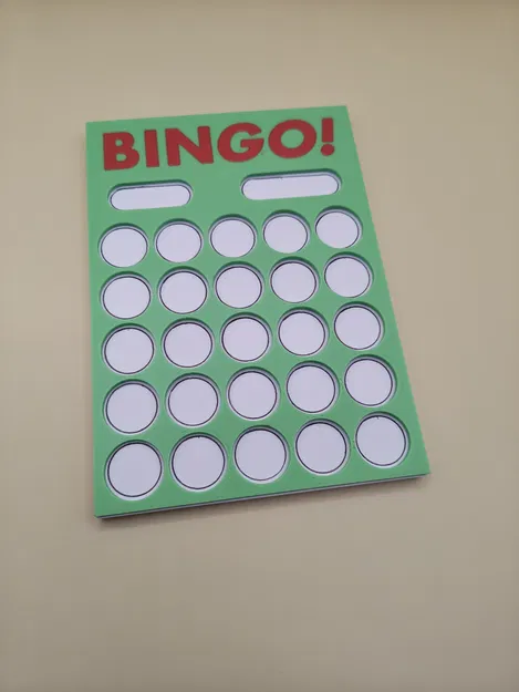 Schablone BINGO A6 cho vé online – lưới 5×5 có ô số - Image 3