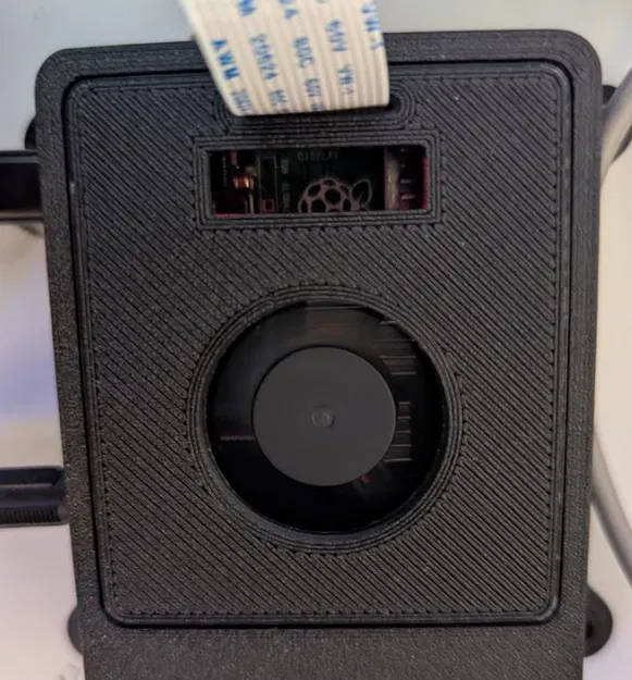 Quạt Raspberry Pi 3007 + LCD 128x32 + Khe cáp trên (Snap Together) - Image 1