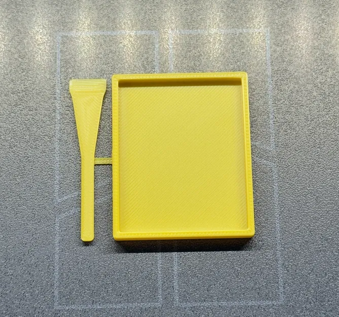 Khay trộn nhựa epoxy – đồ chứa keo nhanh (fast glue) 4x5cm - Image 1