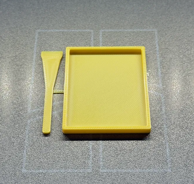 Khay trộn nhựa epoxy – đồ chứa keo nhanh (fast glue) 4x5cm - Image 2