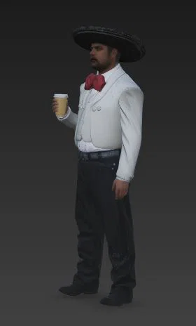 Nhân vật nam GTA 5 (Mariachi) / Male character from GTA 5 - Image 2