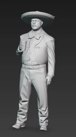Nhân vật nam GTA 5 (Mariachi) / Male character from GTA 5 - Image 4