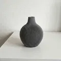 Bình hoa Zen gân sọc (Ribbed Zen Vase) - Decor Japandi tối giản - Thumbnail 6