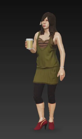 Nhân vật nữ GTA 5 / Female character from GTA 5 - Image 1