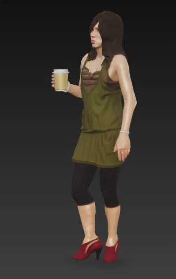 Nhân vật nữ GTA 5 / Female character from GTA 5 - Image 3