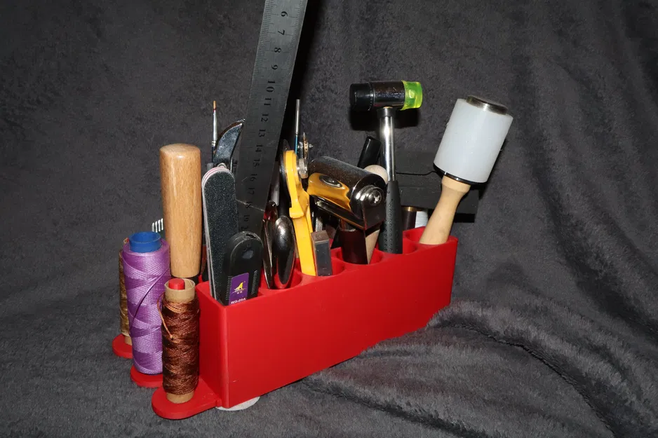 Kệ/giá organizer để bàn cho dụng cụ (leathercraft) - Image 1