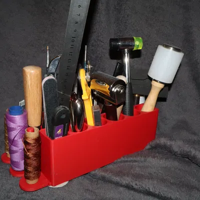 Kệ/giá organizer để bàn cho dụng cụ (leathercraft)