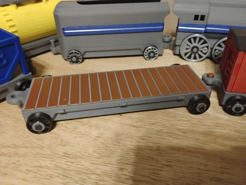 Toa flat car tàu đồ chơi mình làm cho con của bạn mê tàu - Image 2