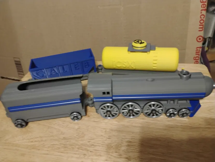 Toa flat car tàu đồ chơi mình làm cho con của bạn mê tàu - Image 3