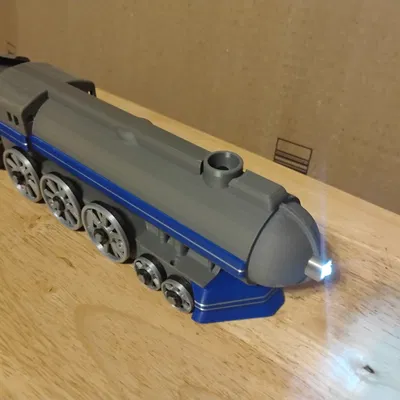 Xe lửa đồ chơi mình làm cho con của bạn mình mê tàu hỏa