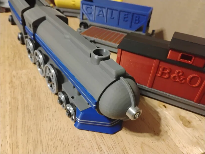 Xe lửa đồ chơi mình làm cho con của bạn mình mê tàu hỏa - Image 4