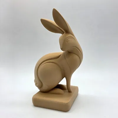 Tượng Thỏ Ngoái Nhìn (Look-Back Rabbit Sculpture)