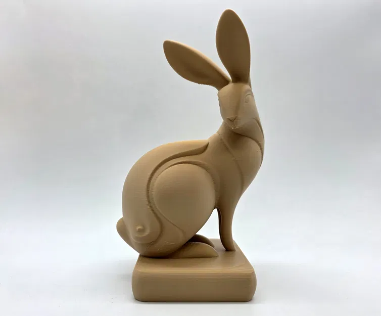 Tượng Thỏ Ngoái Nhìn (Look-Back Rabbit Sculpture) - Image 3