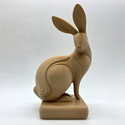 Tượng Thỏ Ngoái Nhìn (Look-Back Rabbit Sculpture)