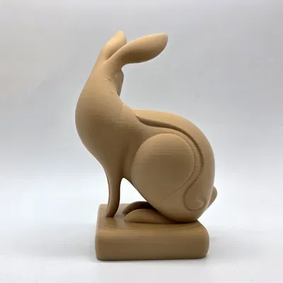 Tượng Thỏ Ngoái Nhìn (Look-Back Rabbit Sculpture)