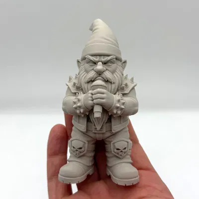 Skullsinger Gnome – Vệ Binh Vườn Phong Cách Rock Metal