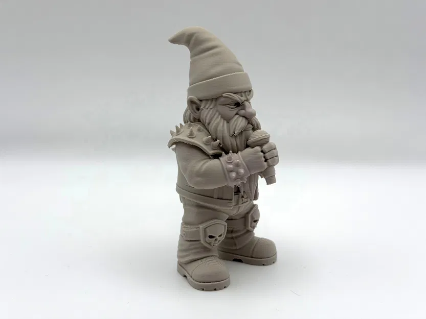 Skullsinger Gnome – Vệ Binh Vườn Phong Cách Rock Metal - Image 3