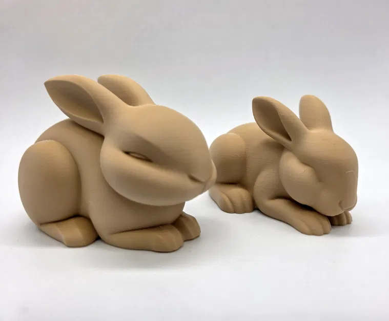 2 Chú Thỏ Ngủ Gật Dễ Thương - Image 5