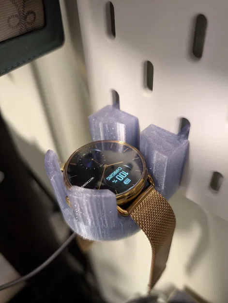 Giá đỡ sạc Withings Scanwatch 2 gắn Ikea Skadis - Image 1