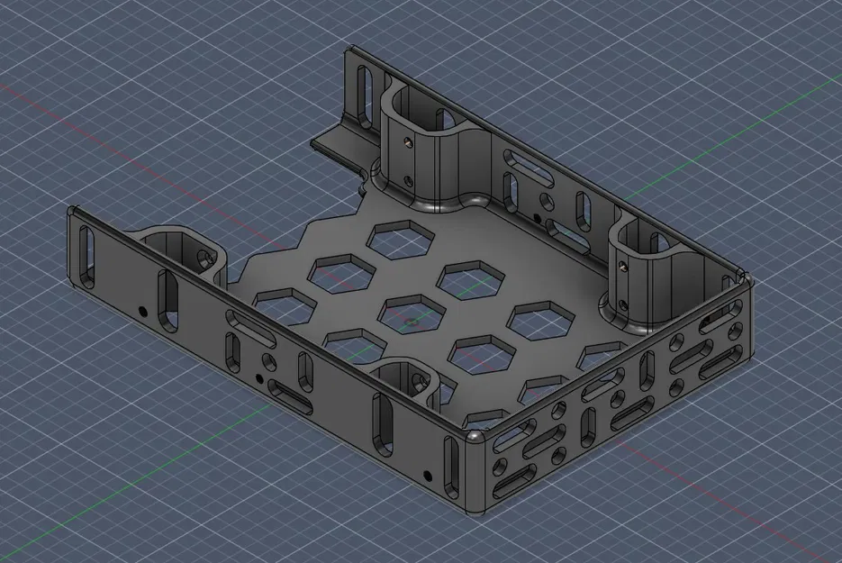 Adapter Dual SSD/HDD 2.5" sang 3.5" (offset cho connector) - Image 1