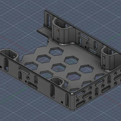 Adapter Dual SSD/HDD 2.5" sang 3.5" (offset cho connector)