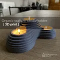 Đế nến tealight dáng organic - Thumbnail 1