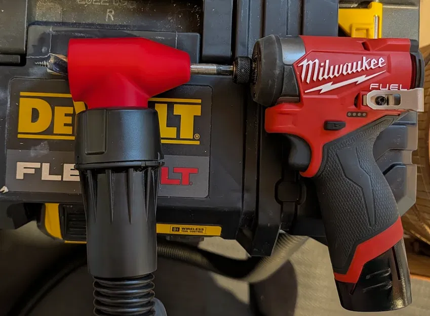 Chụp hút bụi khoan DeWalt Air Lock Vacuum Drill Shroud - Image 1