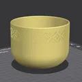 Cuenco - Macetero / Bowl - Planter (Chậu/Bát hoa văn Guarda Pampeana) - Thumbnail 2
