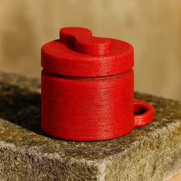 Gạt tàn 3D in nhỏ gọn với ren vặn tối ưu - Image 1