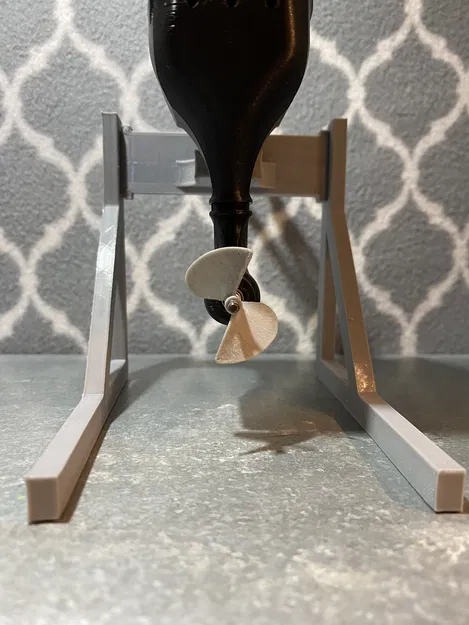 Chân vịt thuyền RC 32mm (2 cánh, trục 3mm) - Image 3