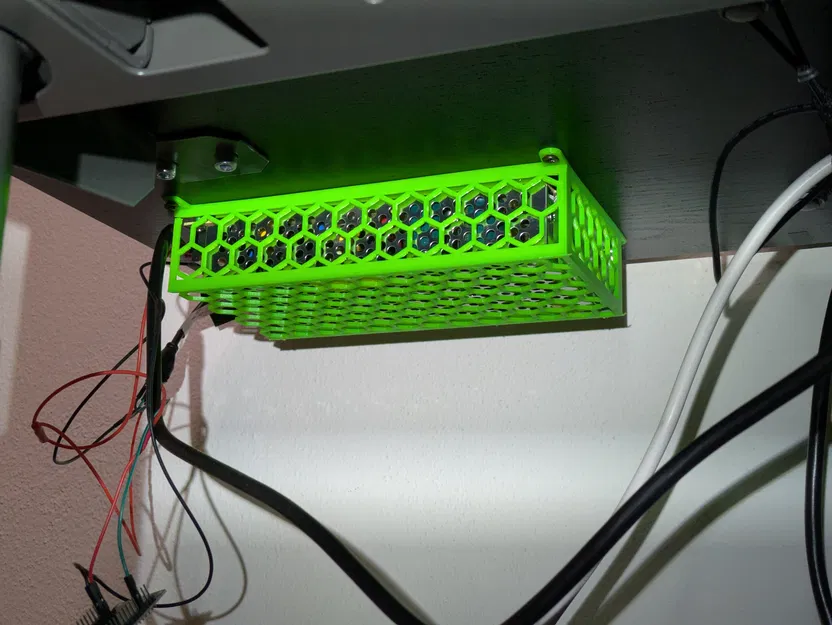 Bracket gắn PSU 50W/100W dưới bàn (50W/100W PSU braket) - Image 3