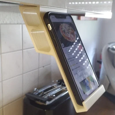 Küchenhelfer Smartphone – Giá đỡ điện thoại cho tủ bếp treo