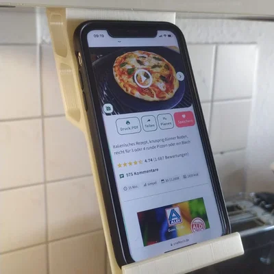Küchenhelfer Smartphone – Giá đỡ điện thoại cho tủ bếp treo